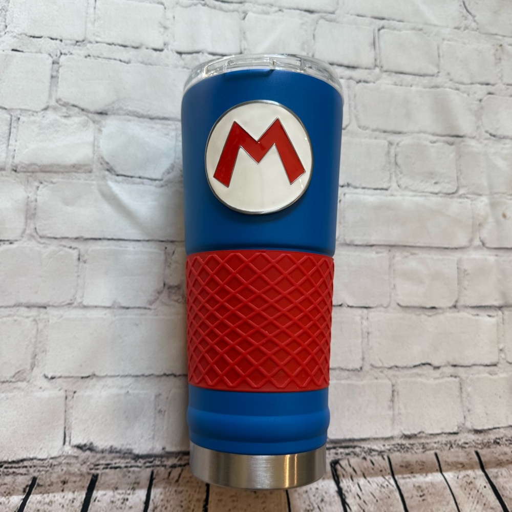 Nintendo Blue and Red Mario Tumbler